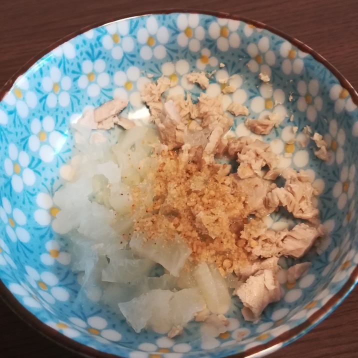 離乳食後期 ツナ大根のゴマ和え レシピ 作り方 By もん1223 楽天レシピ 離乳食後期 ツナ大根のゴマ和え レシピ 作り方 By もん1223 楽天レシピ